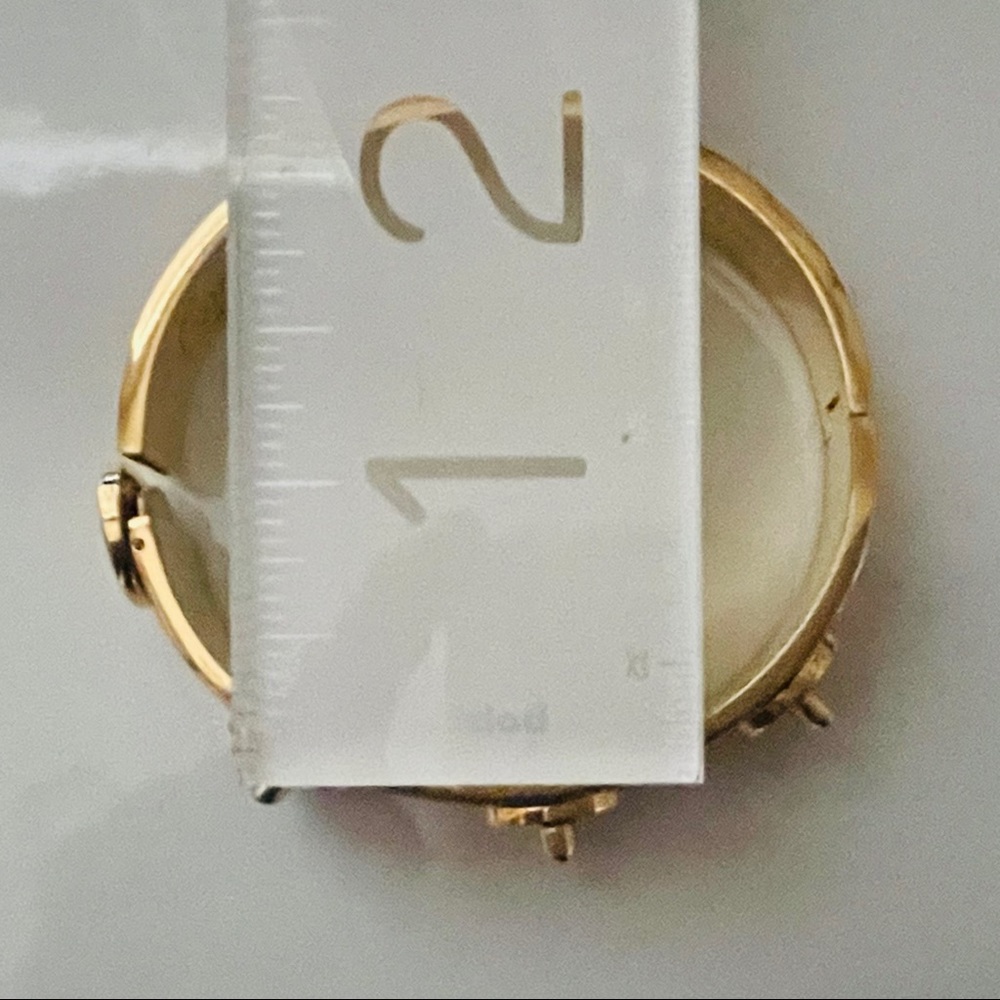 Coach Turnlock Bracelet Elegant Enamel in Orange VINTAGE - Picture 11 of 12